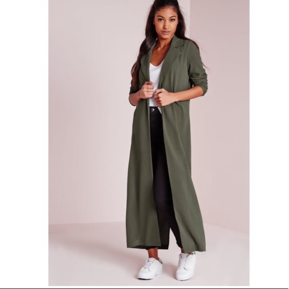 Long Sleeve Maxi Duster Jacket